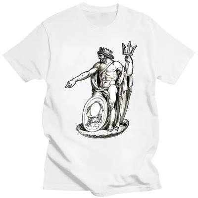 T-shirt d'été chaud pour hommes 2024 Vêtements Mode T-shirt Homme Poséidon T-shirt Mythologie Dieu Grec