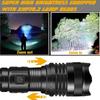 Powerful LED Flashlight 5 Modes USB Rechargeable Zoomable Tactical Torch Lantern 26650 Battery Camping Outdoor Emergency Light
