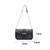 Yogodlns New Trend Fashion Spice Girl Rivet Personality Advanced Design Locomotive Shoulder Bag Punk Style Underarm Hobo Bag