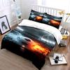 Soccer Ball with Fire. Bedding Sets Duvet Cover Sets Duvet Covers Pillowcases(1 * Duvet Cover 2 * Pillowcases, Without Duvet Insert)