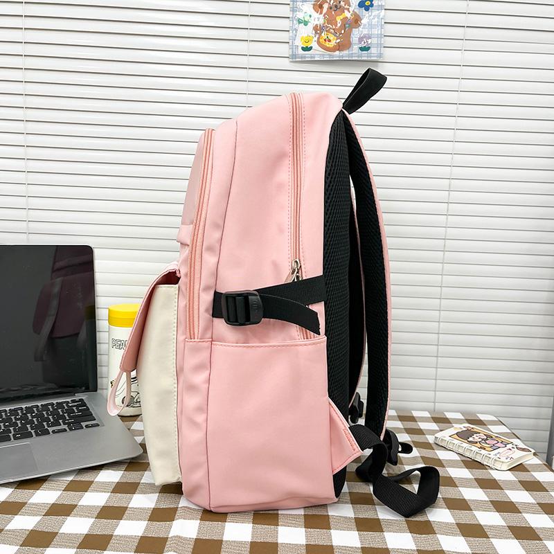 Three-Piece Backpack Set Student Schoolbag Shoulder Bag Female Large Capacity Backpack with Pen Bag