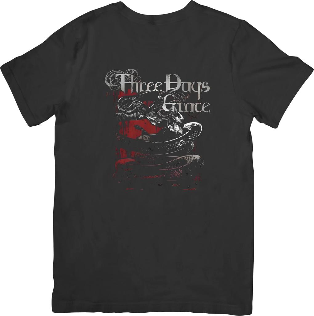 Three days grace Music Unisex Fit for Men & Women Quality Cotton T-Shirt Black