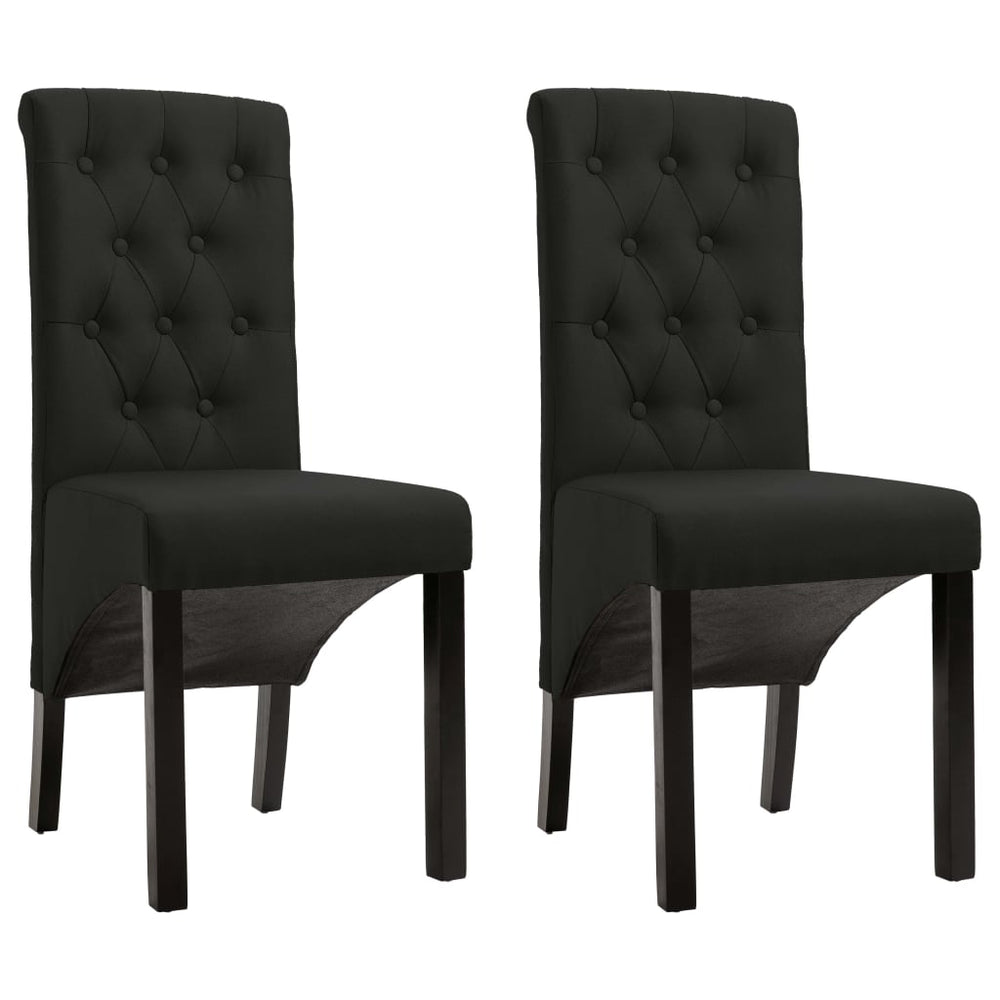 Chaises à manger lot de 2  tissu