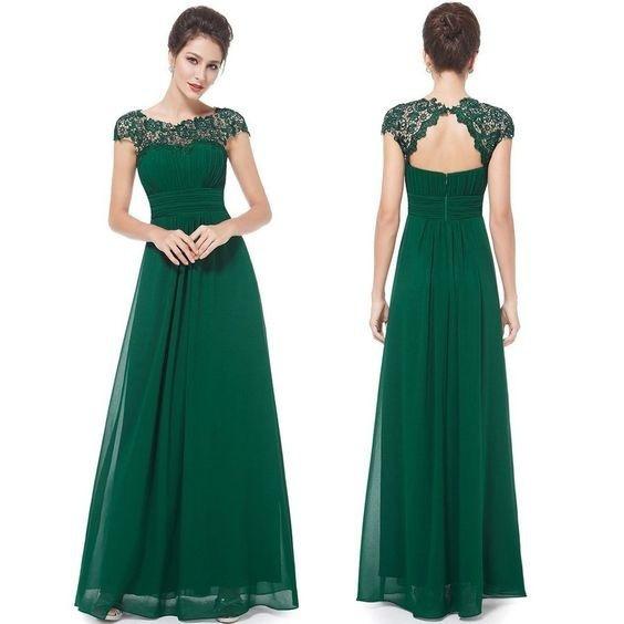 2025 Europäischer & Amerikanischer Stil Spitze Brautjungfern Abendkleid für Frauen