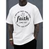 Belief Makes Men's Fun T-shirts Possible,Spring and Summer Outdoor and Home Wear. Summer Outfit. Vintage Style. Comfortable Fit