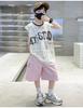Boys' Summer Dress Set 2026 New Summer Mid to Large Children's Clothing Rascal Handsome Boys' Sleeveless Tank Top Thin Summer Style Trendy