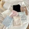 7pcs  Cotton Seamless Mid,waist Sexy Lace,trimmed Girly Underwear