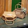 Weaved Basket Woven Flower Baskets Wood Storage Basket for Home Decor Shopping Flower Plants Kitchen Storage Basket