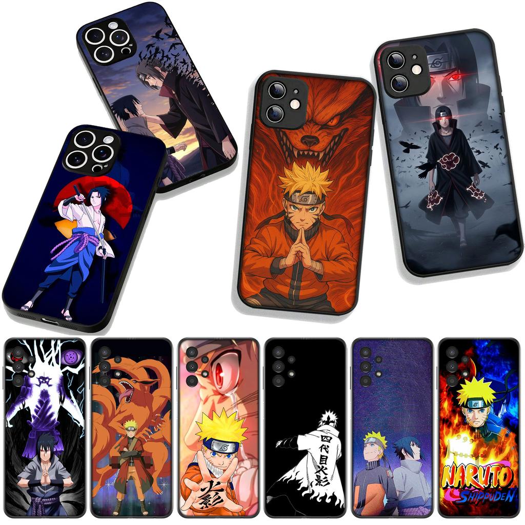 Anime Sasuke Naruto Uchiha Itachi Case for Samsung Galaxy A25 A37 A57 A12 A14 A31 A41 A50 A51 A70 A71 A72 A21S Note 20 9 8 10