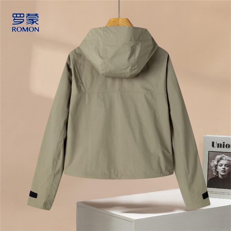 Women's Water-Repellent Hooded Short Jacket