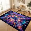 Game Controller Theme Crystal Velvet Floor Rug Personalized Custom Name Text Warm Carpet Home Decoration
