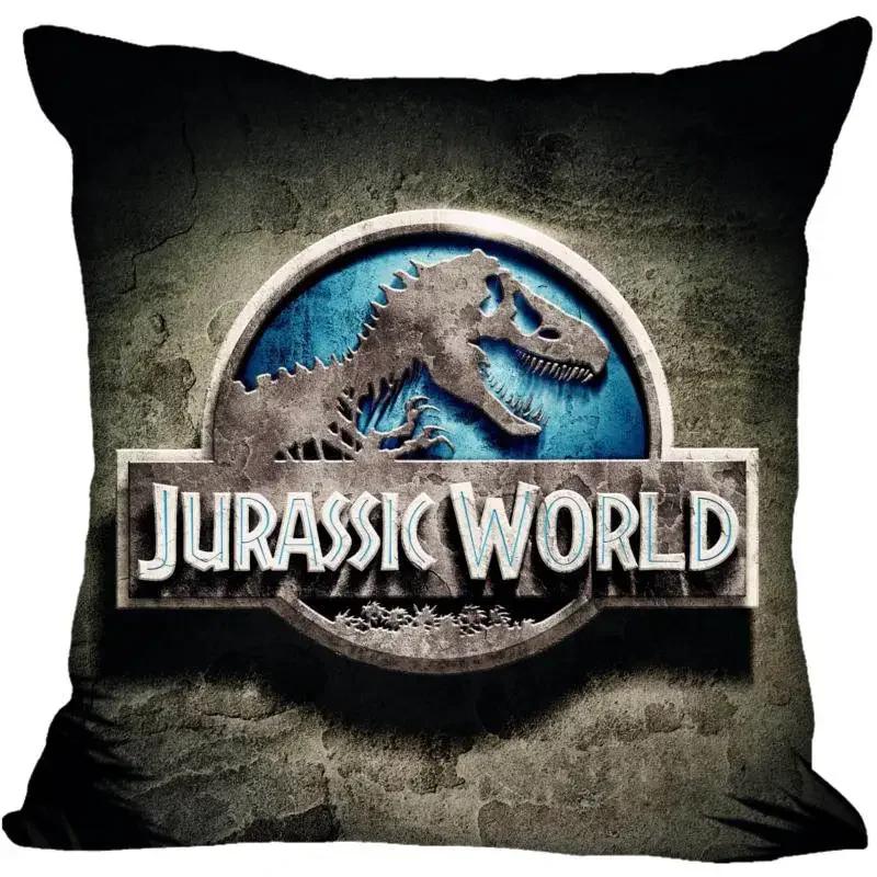 

Наволочка квадратная с логотипом Юрского периода, наволочка на молнии 45x45 см(Одна сторона) 60x60cm