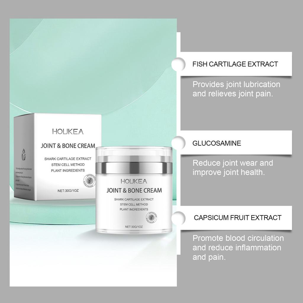 Houkea Moisturizing Shark Body Cream For Gentle Relief Of Wrist And Knee Discomfort