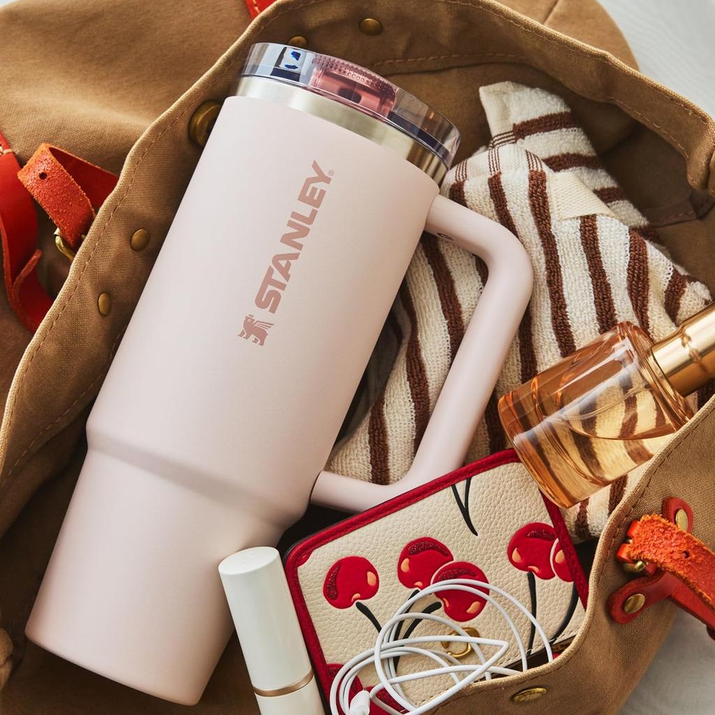 STANLEY Vakuová láhev Quencher Pro Tour Rose Quartz na vodu studenou nerezová miska na vodu myčka nádobí japonská H2.0 0,88 l láhev, izolace, láhev, láhev,