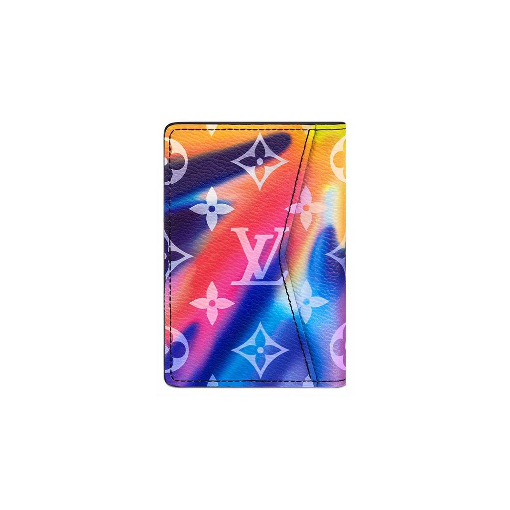 Louis Vuitton Sunset Monogram Dyed Leather Wallet Men Wallets Multicolor M80956