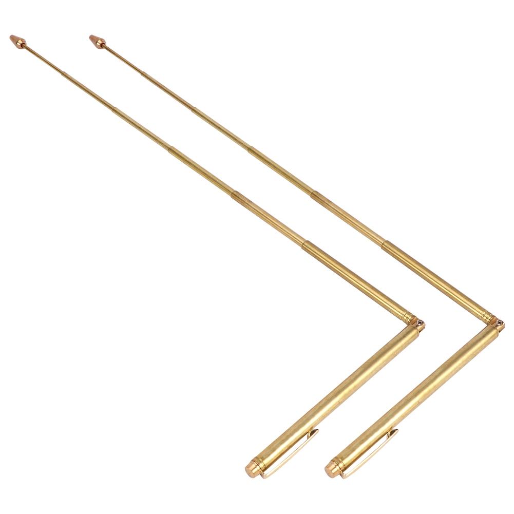 Divining Detector Dowsing Rods Positioning Rod 2pcs Adjustable