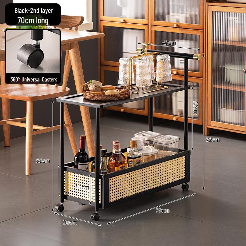 Multifunctional Tiered Kitchen Countertop Spice and Utensil Organizer Shelf