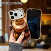 Phone Case: Lambskin 2D Flat Samsung Galaxy A34 A35 M05 M06 S20 S22 S21 FE Plus 5G Protective Case, Pumpkin Latte, Christmas and Halloween Gift