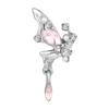 New Fashion Pink Heart Butterfly Starfish Bow 3D Crystal Charm Beads Accessories DIY Making Ring Necklace Bracelet Shiny Jewelry