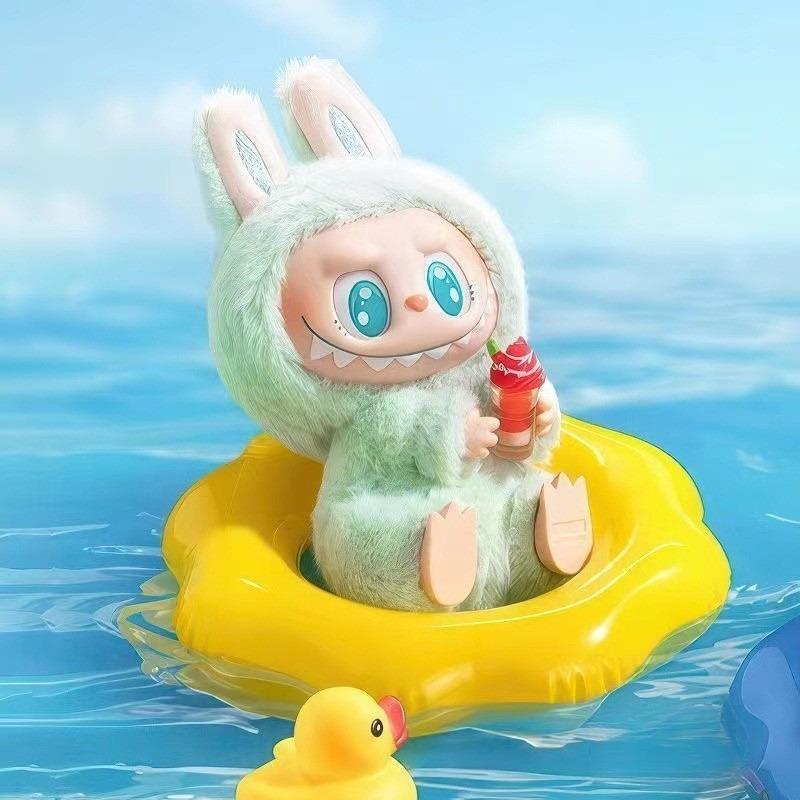 LABUBU Chinese Version Macaron Bubble Series Fun Blind Box Vinyl Face Plush Dolls