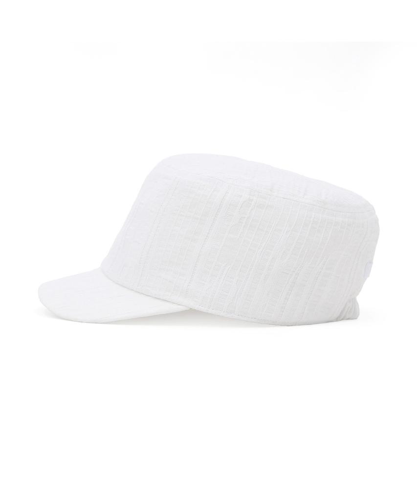 Eondeokeonteulolseutyudio Summer Linen Bellboy Cap Uniform Cap / B Linen / White