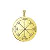 Dawapara Pentacle of Saturn Solomon Accessories Attracting Money Business Talisman Pendant for Necklace Stainless Steel Jewelry