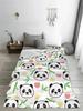 Cozy D Panda Bamboo Throw Blanket Soft Flannel Winter Blanket for Couch Office Bedroom Lovely Animal Print