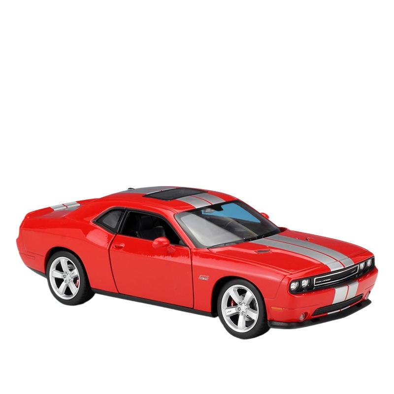 WELLY 1/24 DODGE 2012 Challenger SRT Alloy Sports Car Model Diecasts Metal Vehicles High Simulation Car Model Toys for Kids Gift