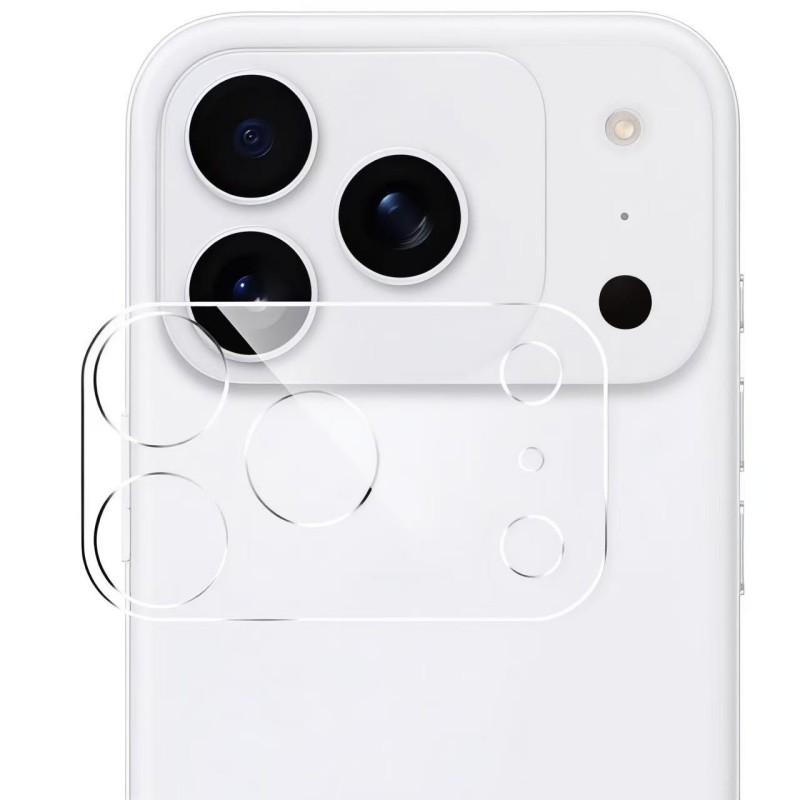 

For iPhone 17 Pro Max Camera Lens Protector WANLONFENG Full Coverage HD Clear Lens Film with Cleaning Cloth Transparent