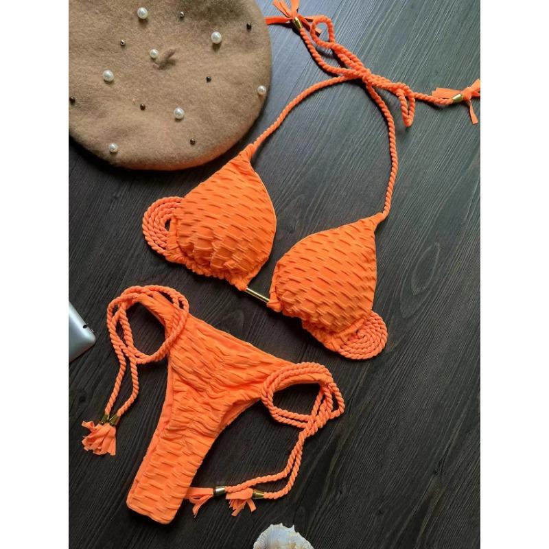 Sexy Bikini Set 2025 Badeanzug Frauen Bademode Push Up Tanga Brasilianische Badeanzug Strand Tragen Biquinis Badende Weiblich
