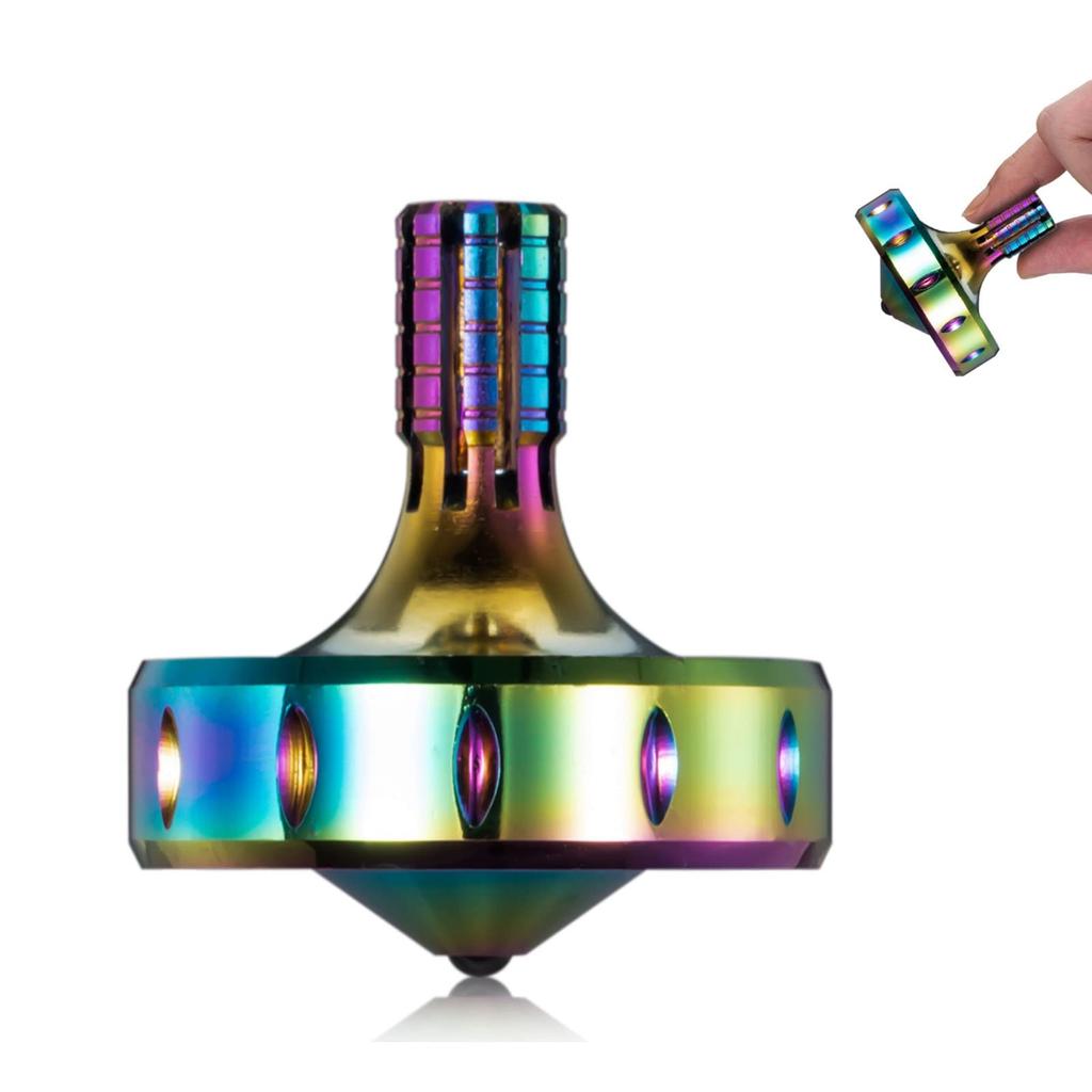 Loqatidis Precision Metal Spinning Long Spin Time and Perfect Easily Over 12 Minutes for an Experienced Portable Stainless Steel EDC Office Desktop