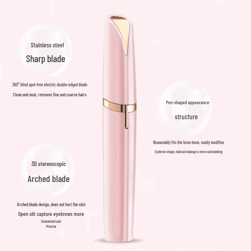 Rechargeable Electric Eyebrow Trimmer and Shaper for Men and Women