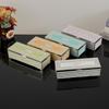 Long Rectangle Enamel Jewelry Box With Rhinestones Feet Luxury Desktop Decor Craft