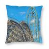Six Flags Great Adventure El Toro & Kingda Ka Pillowcase Polyester Linen Velvet Creative Zip Throw Pillow Case Bed Cover 18"