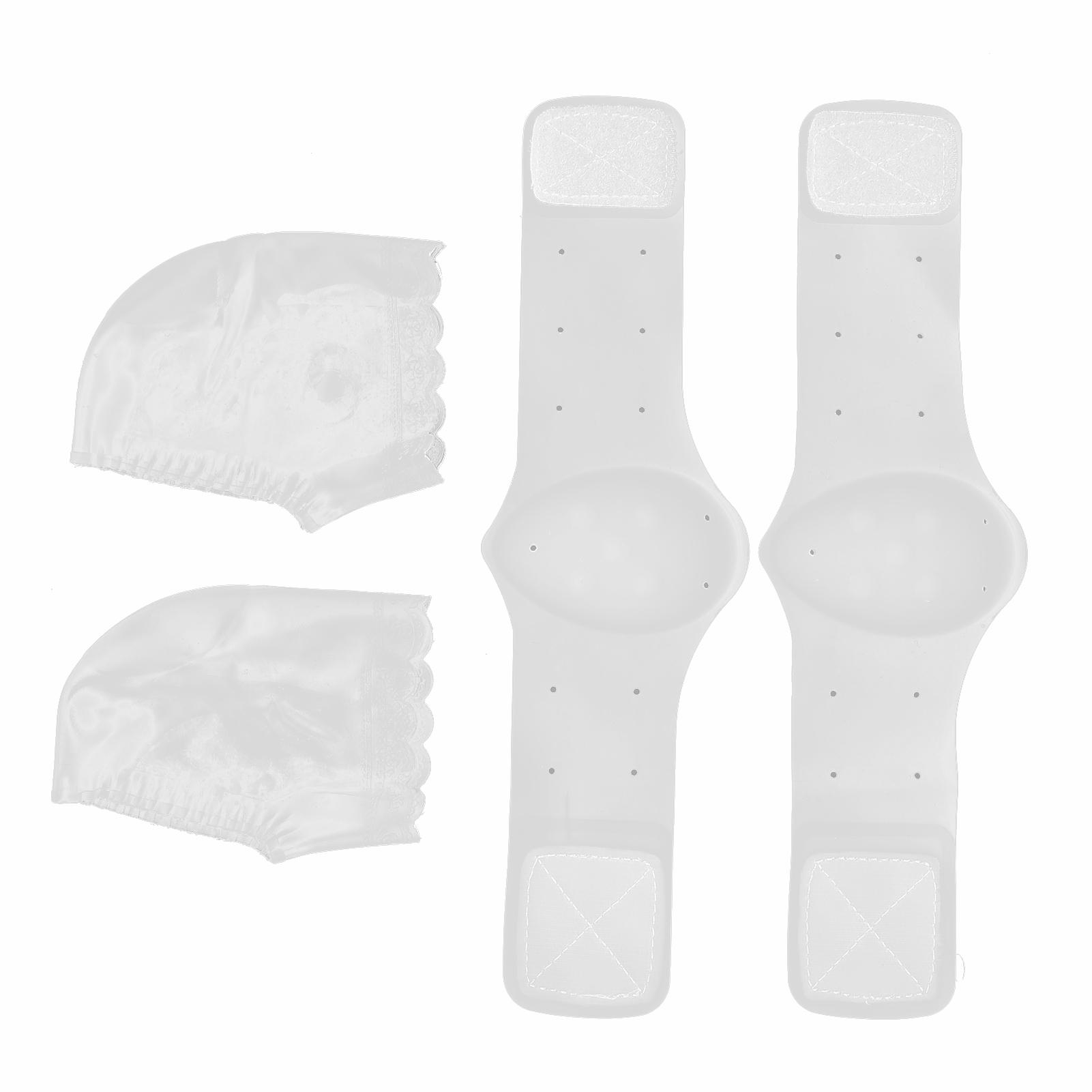 

Пара силиконовых подушечек для поддержки свода стопы, пара носков для пятки, стельки для плоскостопия, увлажняющие, против сухости