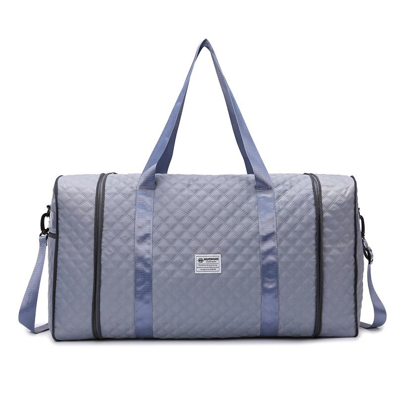 Folding and Extended Outdoor Portable Travel Bag Dry and Wet Separation Fitness Bag Large Capacity Moving Storage Bag Can Be Used To Pull Rod
