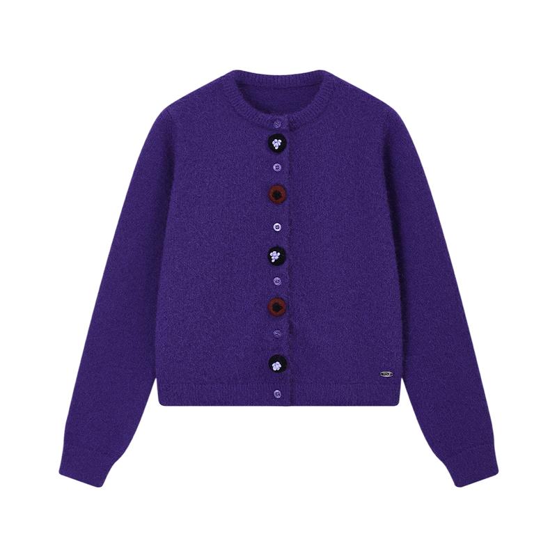 

ELLE KIDS Girls 3D Floral Knit Cardigan 120