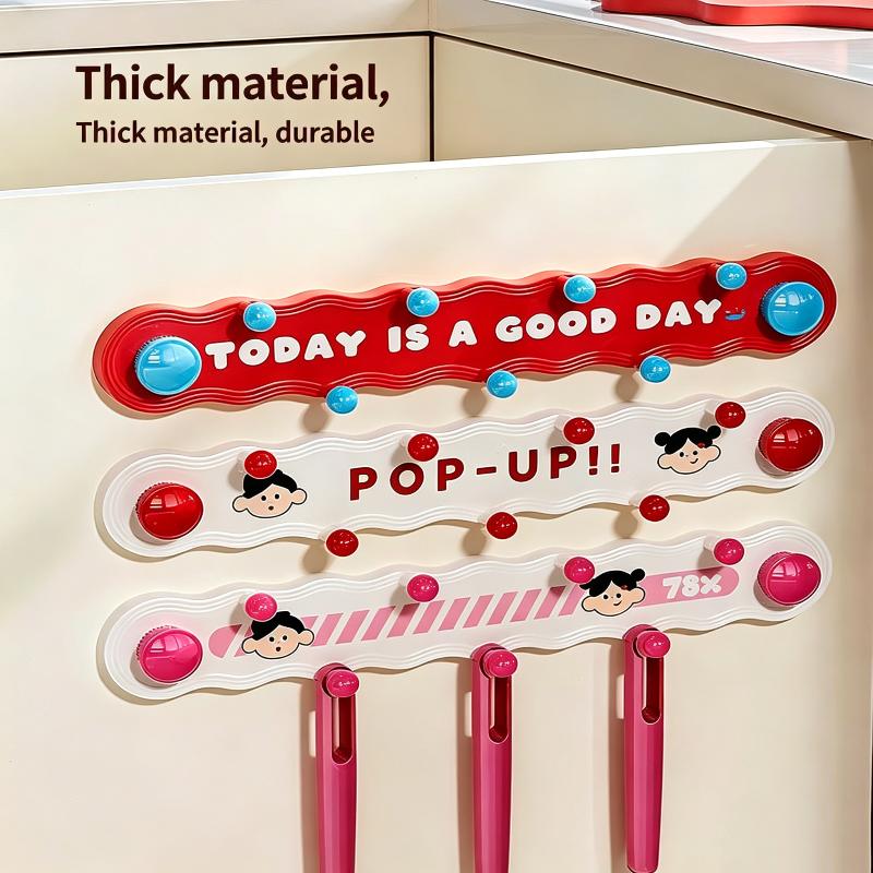 No Drill Suction Cup Row Hooks Rotatable Wall Hanging Rack Cute Decorative Hook Heavy Duty For Bathroom Bedroom Door Organizer