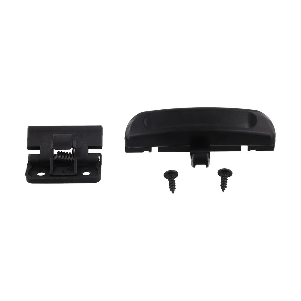 Front Armrest Box Latch Upper Handle 58908-60060 for Toyota Land Cruiser LC100 UZJ100 1998-2006 - Black ABS Replacement Part