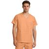 Uniforme da Assistente da Uomo a Scollo a V a Maniche Corte Lavabile a Mano