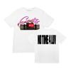 Devils Island Letter Print T-Shirt Men Women Loose Fit Casual Streetwear Short Sleeve Tee
