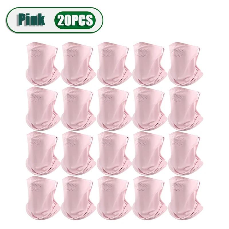 Summer Sunscreen Ice Silk Mask Neck UV Protection Face Cover Sunscreen Face with Brim Outdoor Cycling Sun Protection Hats Caps