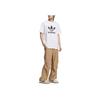 Adidas Originals Classic Series Comfortable Solid Color Casual Work Pants Unisex Pants Cardboard-Yellow KD0950