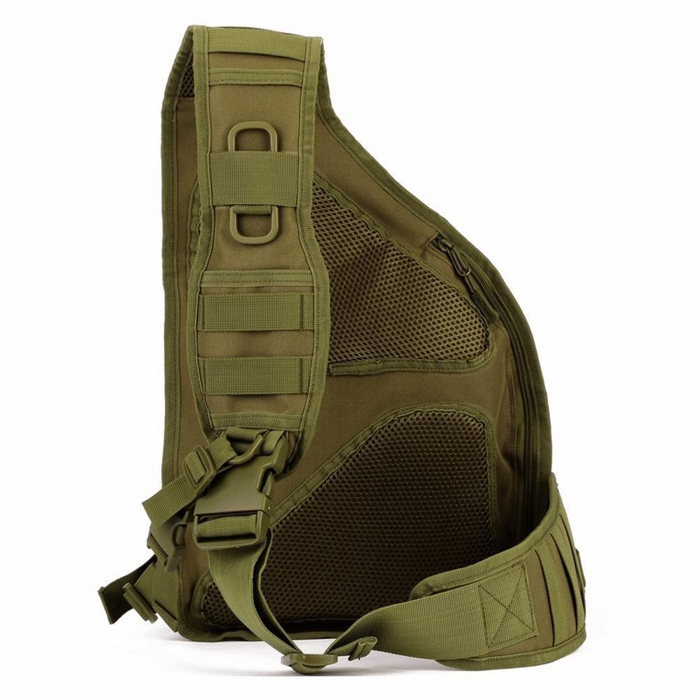 PHOENIX IKKI Ranger Bag with Various Available in 6 Molle Ideal for Overnight and Outdoor Crossbody Camera Brown Pockets, Colors, Camouflage,