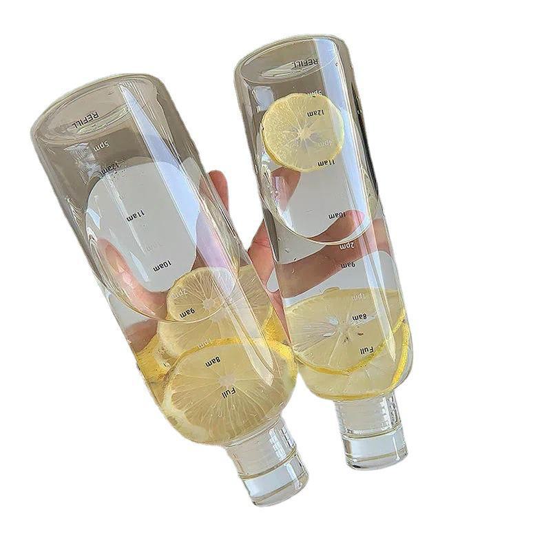 Trendy Leak-Proof Transparent Cup for Men & Women - High-Value, Car-Mountable, Internet Favorite
