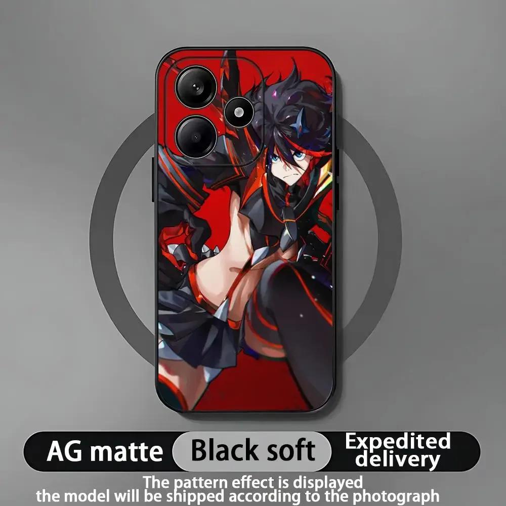 GTTO Anime Kill La Kill Handyhülle Für Xiaomi Redmi Note 14 13 12 11 Pro Plus S 5G 14C A3 Weiche Schwarze Handyhülle