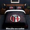 Bologna FC Design Bed Bedding Set 1 Duvet Cover + 2 Pillowcases Soft Breathable Household Bed Linens