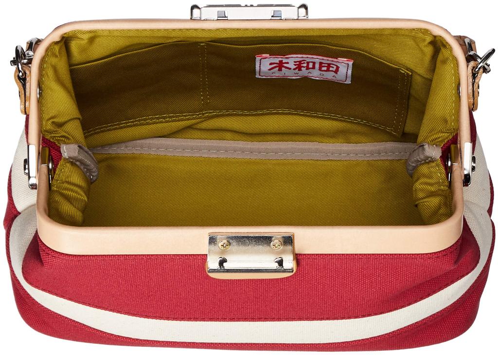 Canvas Border Dulles Copper Red [Kiwada] Pouch, Type, 2-Way,