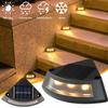 4/1Pcs NEW Solar Step Lamp Outdoor Home Garden Staircase Patio Lights Steps Walkway Light Lamps Outdoor LED Decorative Solar Step Lamp