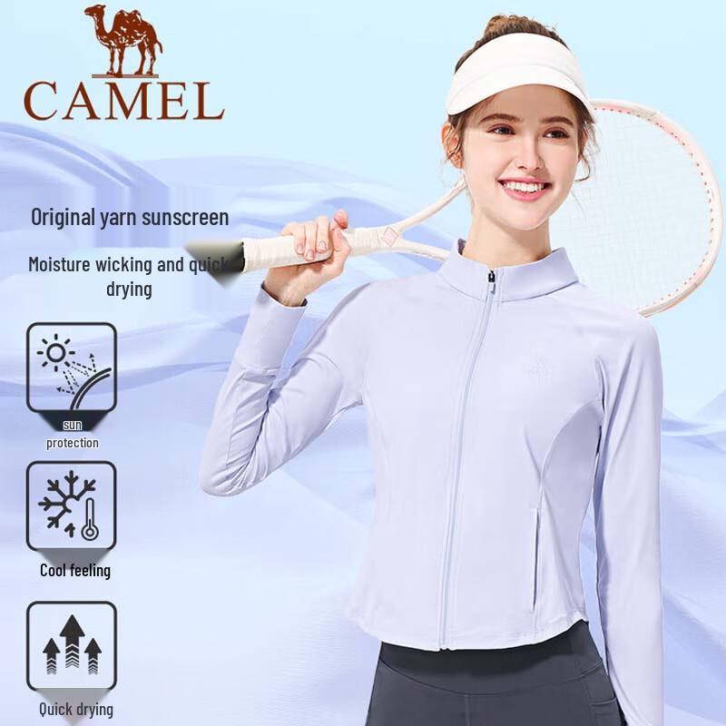 CAMEL Women s UPF300+ Sun Protection Quick-Dry Jacket Y25BA40023 M